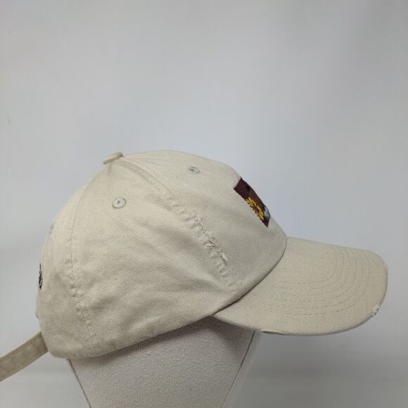 Blvk Savage Skull Patch Slideback Hat Tan One Size Adjustable District - Picture 4 of 8
